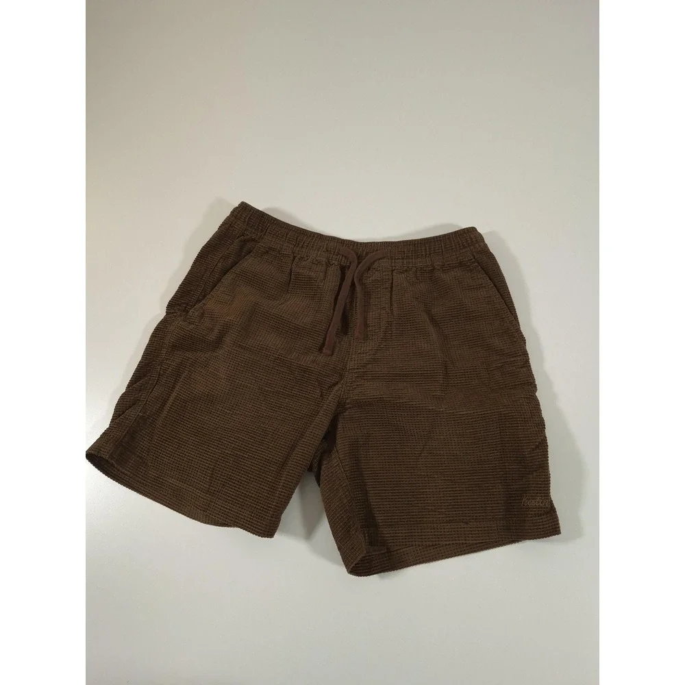 Katin Shorts Mens Small Brown Waffle Knit Sweat 7